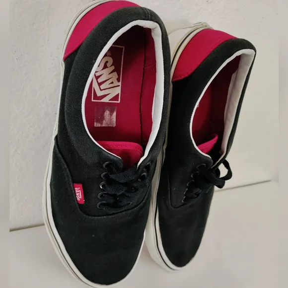 Vans Mens Era 721494 Black Casual Shoes Sneakers Size 7.5 - Picture 7 of 12
